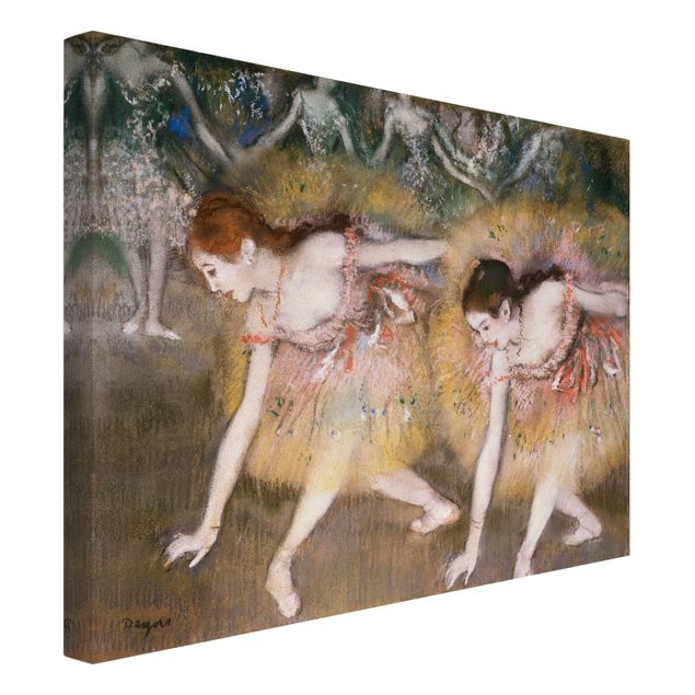 Tableaux ballerine Edgar Degas - Danseurs penchés vers le bas