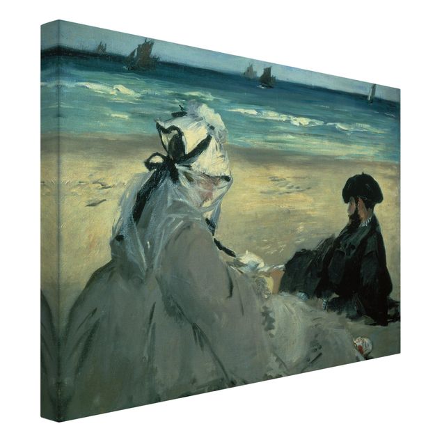 Tableaux mer Edouard Manet - Sur la plage