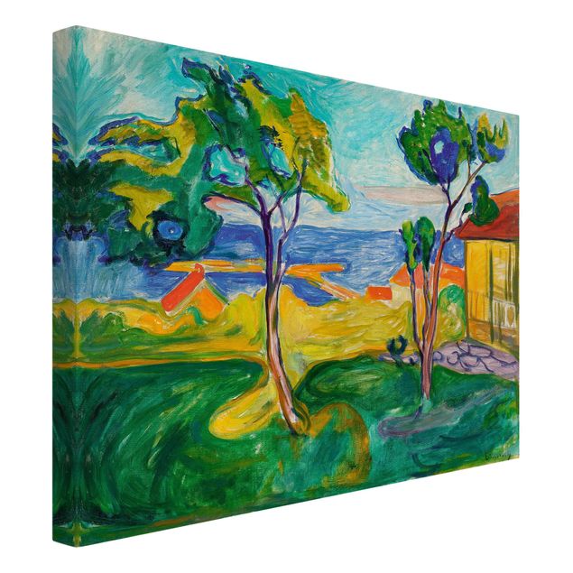 Courant artistique Postimpressionnisme Edvard Munch - Le jardin à Åsgårdstrand
