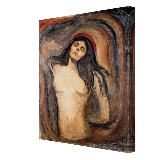 Tableaux portraits Edvard Munch - Madone