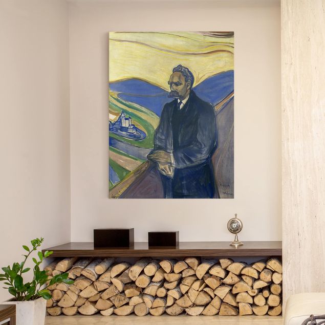 Tableaux Artistiques Edvard Munch - Portrait de Friedrich Nietzsche