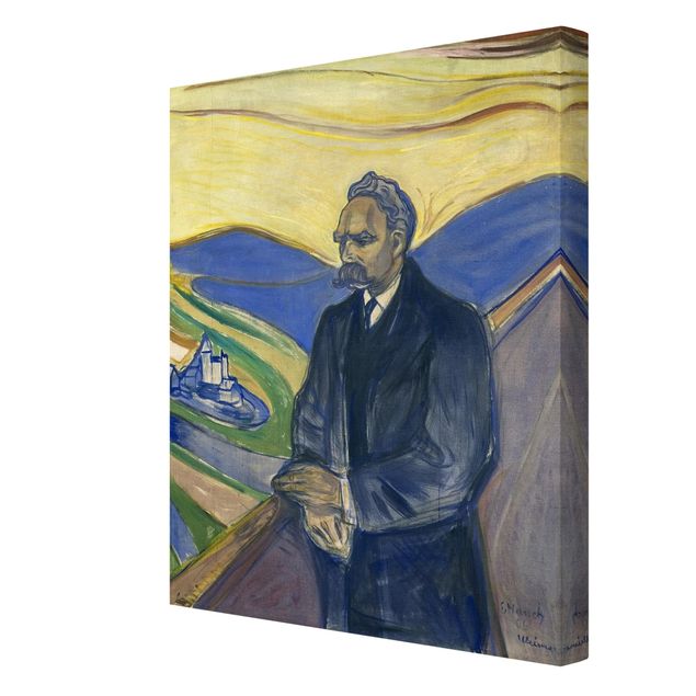 Tableaux portraits Edvard Munch - Portrait de Friedrich Nietzsche