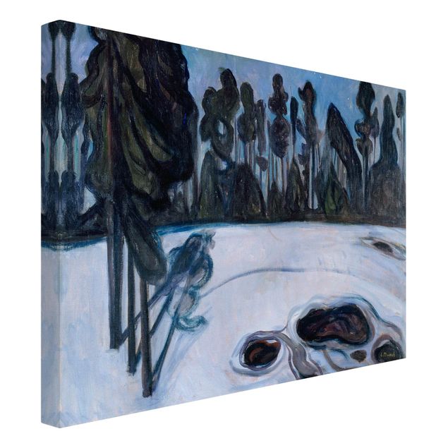 Tableau expressionniste Edvard Munch - Nuit étoilée