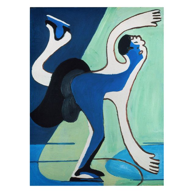 Tableaux reproductions Ernst Ludwig Kirchner - Le patineur sur glace