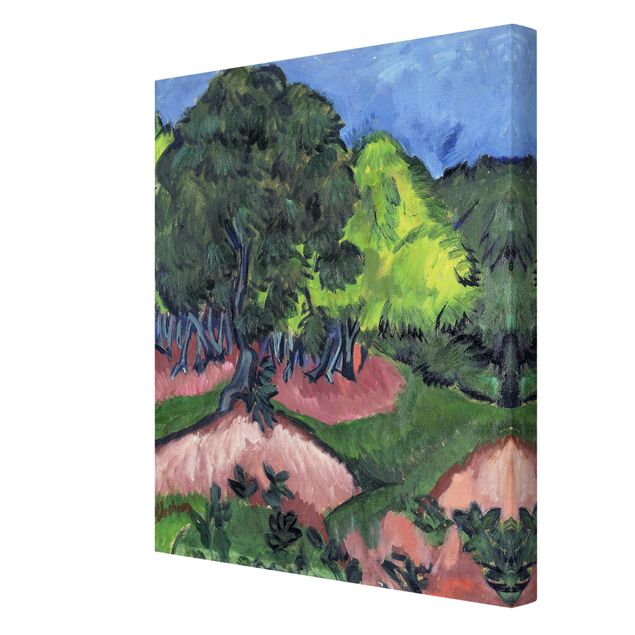 Tableau nature Ernst Ludwig Kirchner - Paysage avec marronnier