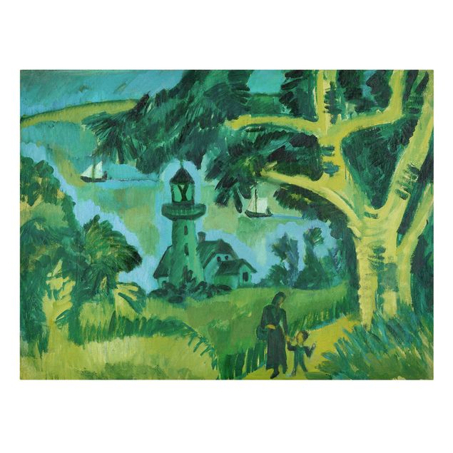 Tableaux modernes Ernst Ludwig Kirchner - Phare sur Fehmarn