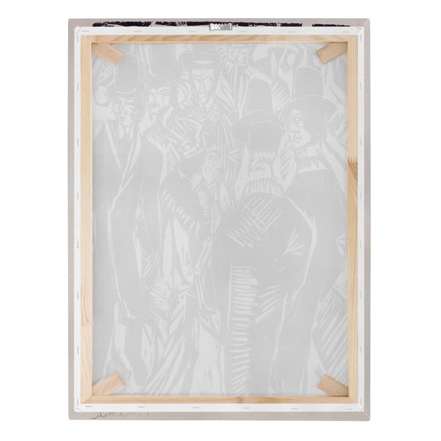 Tableaux muraux Ernst Ludwig Kirchner - Scène de rue - Devant une vitrine de magasin