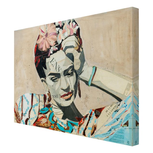Tableau décoration Frida Kahlo - Collage No.1