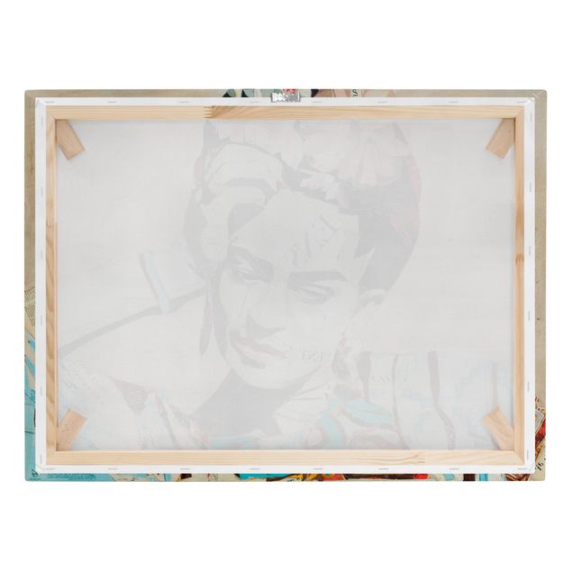 Impressions sur toile Frida Kahlo - Collage No.1