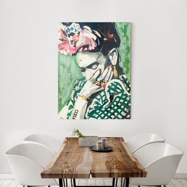 Tableaux moderne Frida Kahlo - Collage No.3