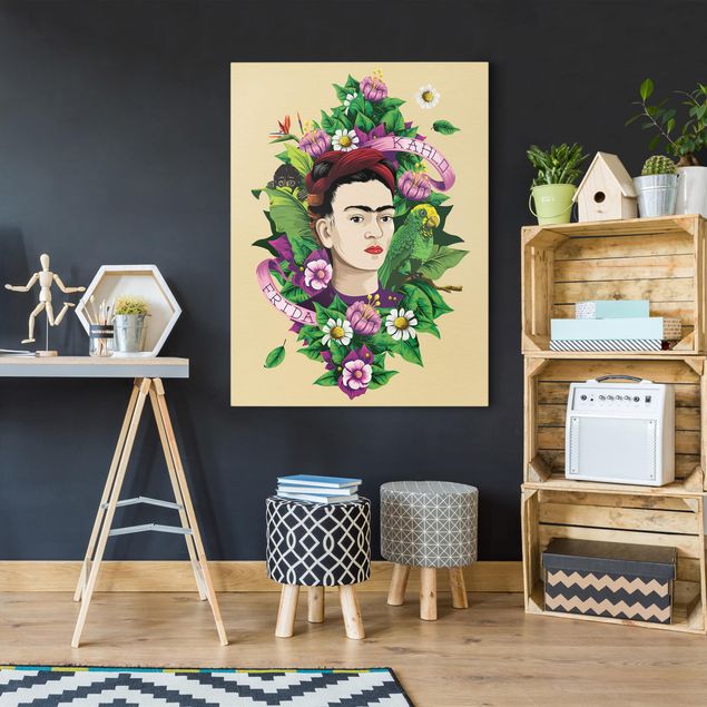 Tableaux portraits Frida Kahlo - Frida