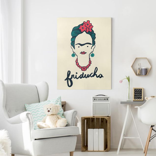 Tableau portrait Frida Kahlo - Friducha