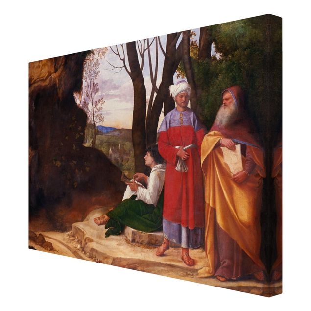 Tableau reproduction Giorgione - Les trois philosophes