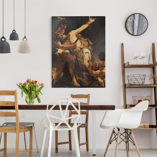 Toile chien Giovanni Battista Tiepolo - Le Martyre de Saint Barthélémy
