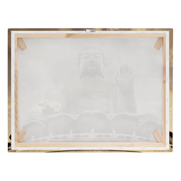Impression sur toile - Big Buddha Sepia