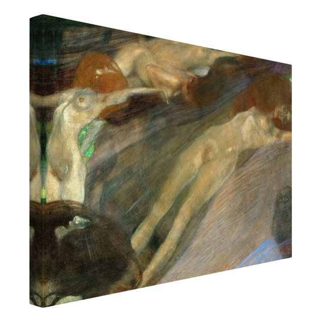 Tableaux modernes Gustav Klimt - L'eau en mouvement