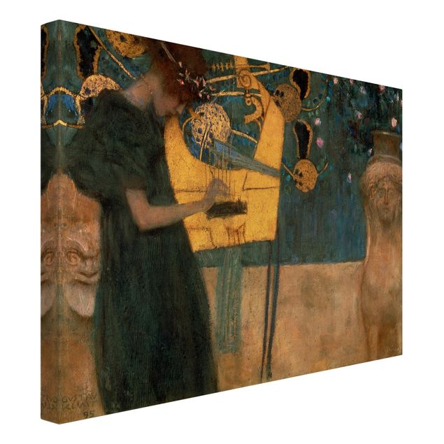Toile chien Gustav Klimt - Musique
