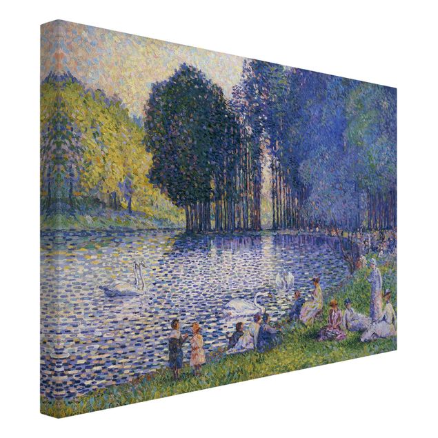 Courant artistique Postimpressionnisme Henri Edmond Cross - Le lac du Bois de Boulogne