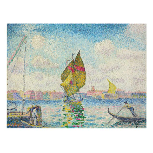 Tableau toile italie Henri Edmond Cross - Voiliers sur la Giudecca ou Venise, Marine