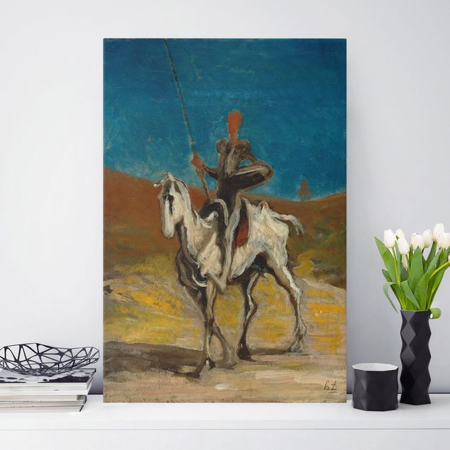 Toile chevaux Honoré Daumier - Don Quichotte