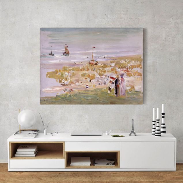 Tableau paysage Max Liebermann - La plage, Scheveningen