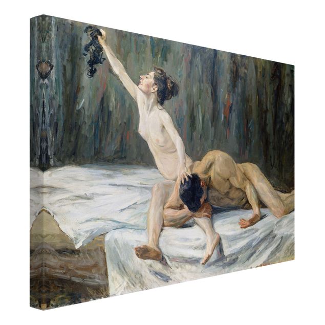 Tableau toile chien Max Liebermann - Samson et Delilah