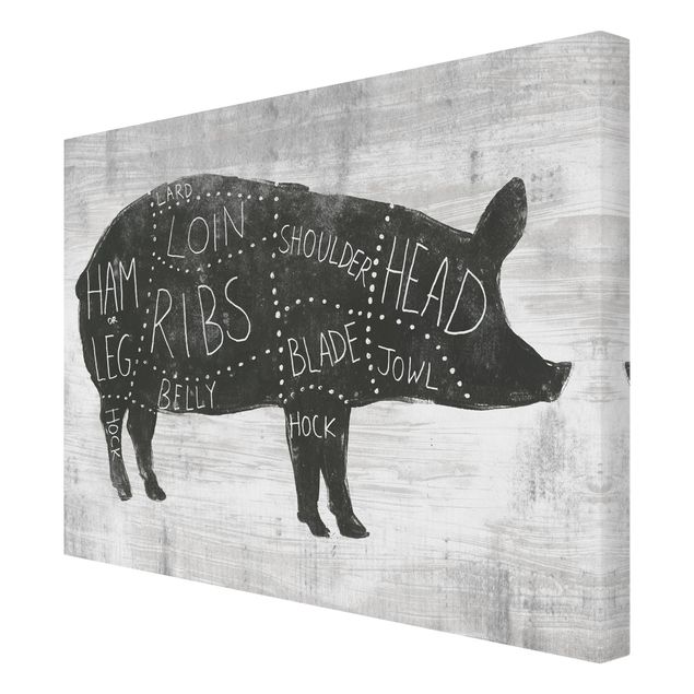 Tableaux Planche de boucherie - Porc