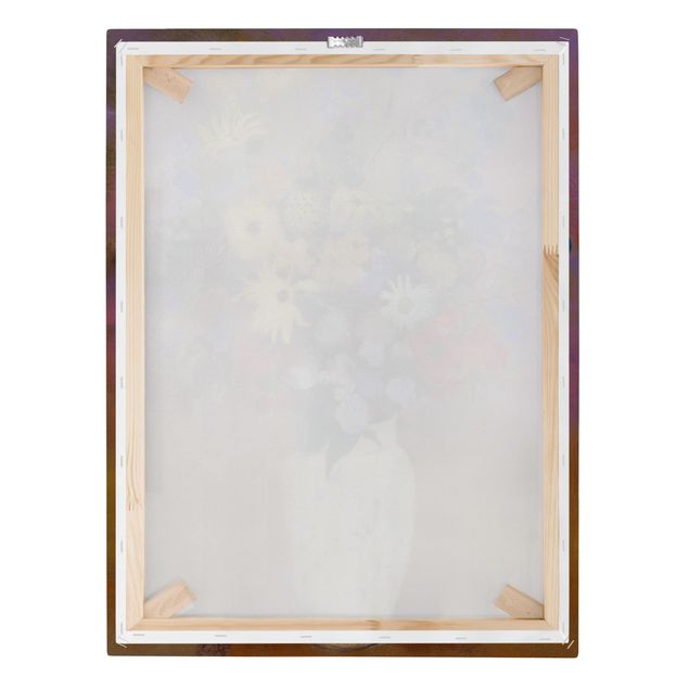 Tableaux Odilon Redon - Vase blanc avec des fleurs