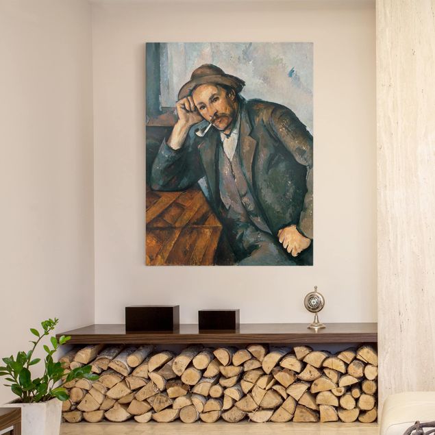 Tableau impressionniste Paul Cézanne - Le fumeur de pipe