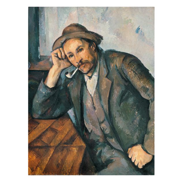 Tableau artistique Paul Cézanne - Le fumeur de pipe