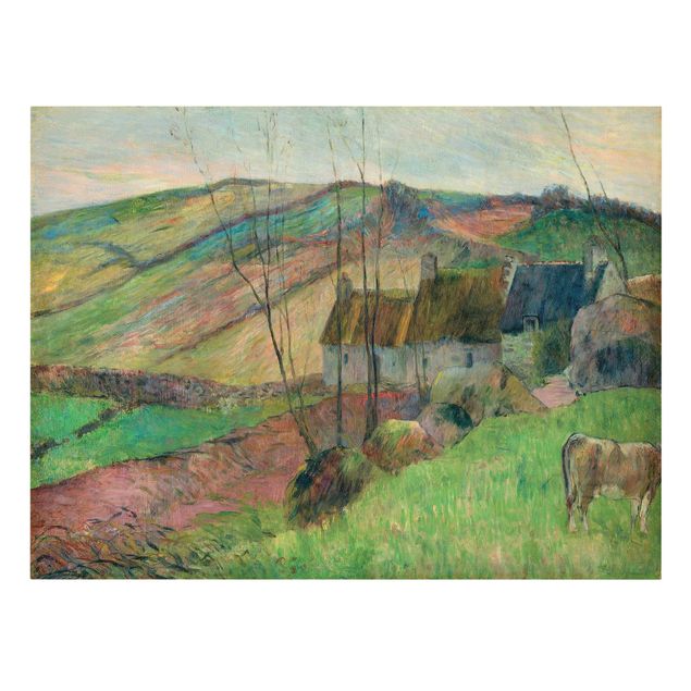 Décoration artistique Paul Gauguin - Chalets sur le flanc de la Montagne Sainte-Marguerite