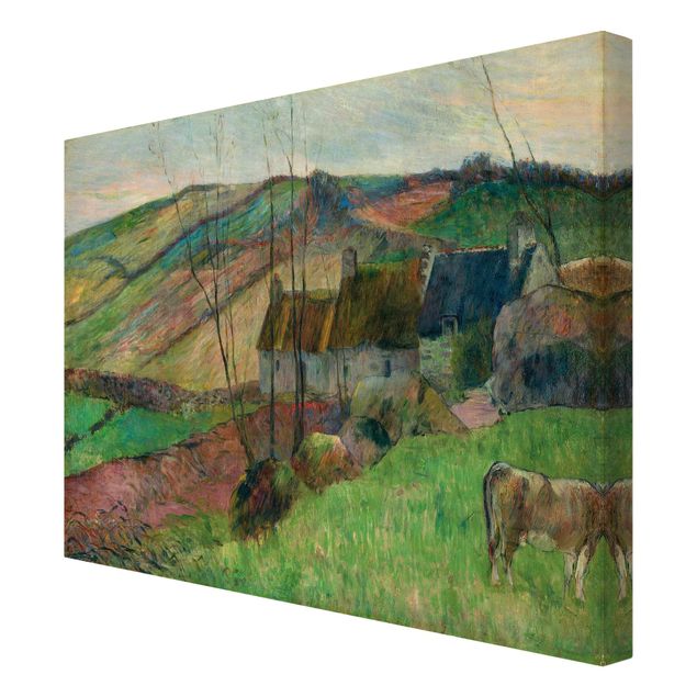Toile paysage montagne Paul Gauguin - Chalets sur le flanc de la Montagne Sainte-Marguerite