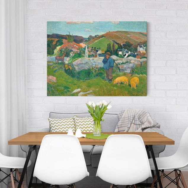 Tableau paysages Paul Gauguin - Le bouvier