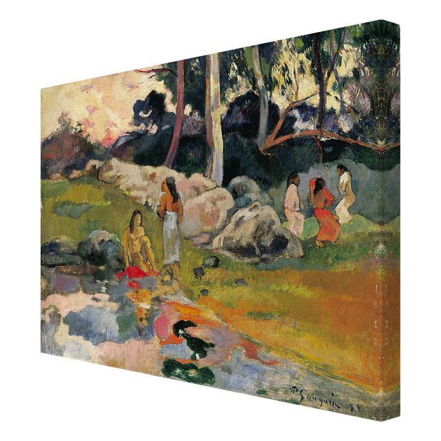 Tableaux nature Paul Gauguin - Femmes au bord d'une rivière