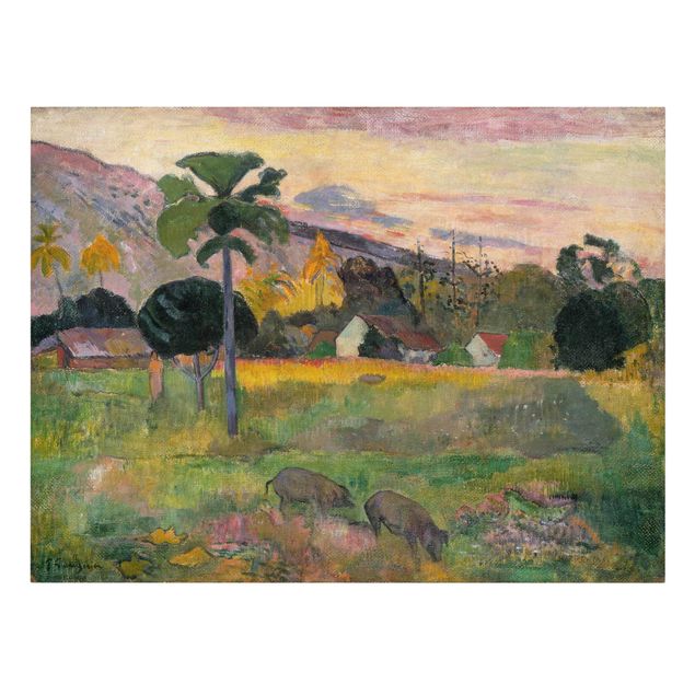 Tableau moderne Paul Gauguin - Haere Mai (Viens ici)