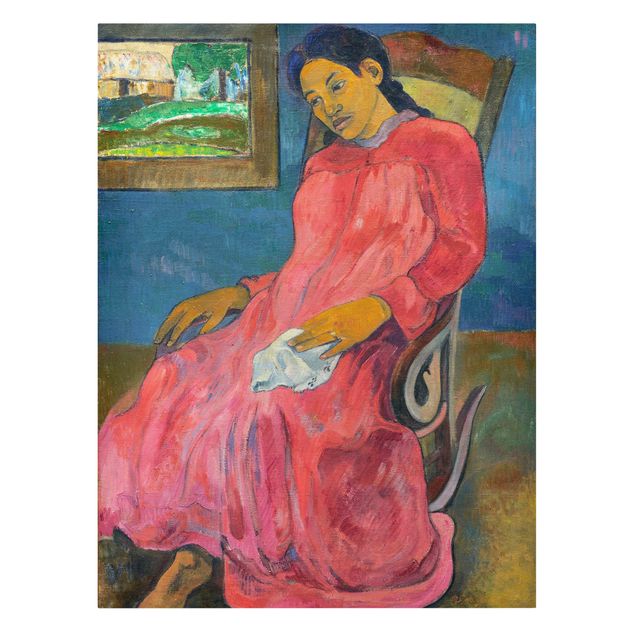 Tableau portraits Paul Gauguin - Faaturuma (Mélancolique)