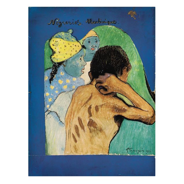 Tableaux portraits Paul Gauguin - Nègreries Martinique
