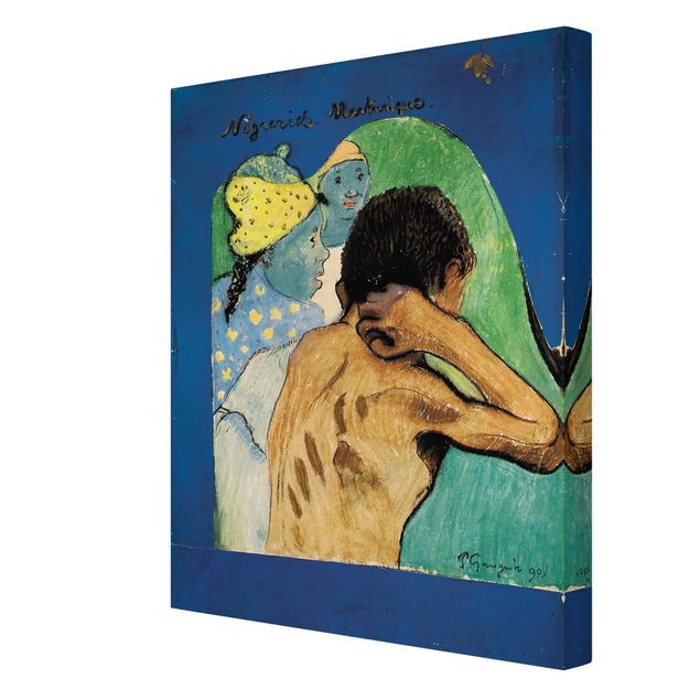 Tableau reproduction Paul Gauguin - Nègreries Martinique
