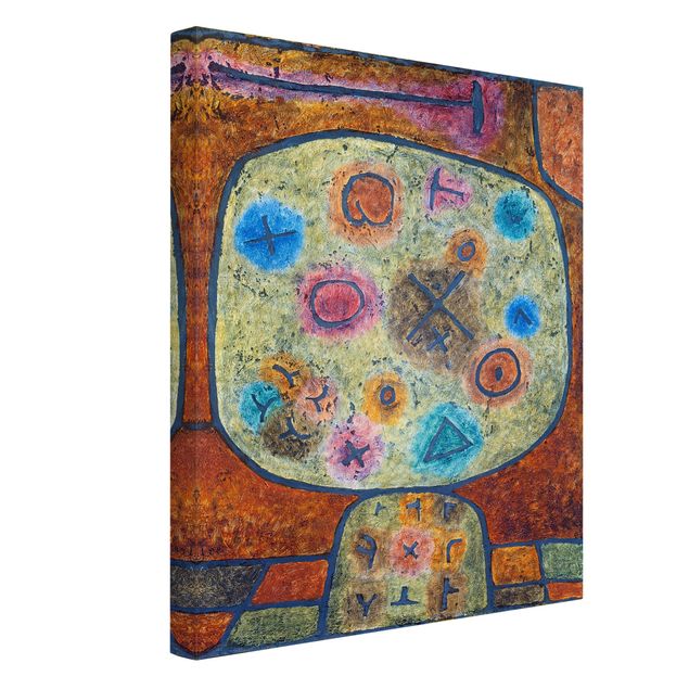 Tableaux abstraits Paul Klee - Fleurs dans la pierre