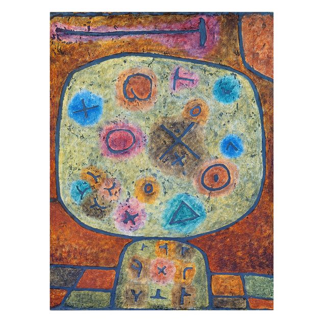 Tableaux reproductions Paul Klee - Fleurs dans la pierre