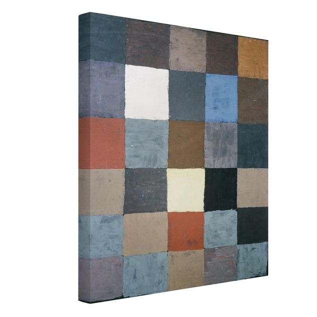 Tableaux dessins Paul Klee - Tableau des couleurs (sur gris)