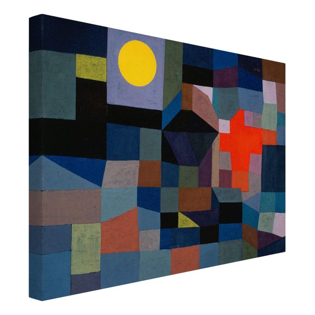 Tableaux dessins Paul Klee - Feu à la pleine lune