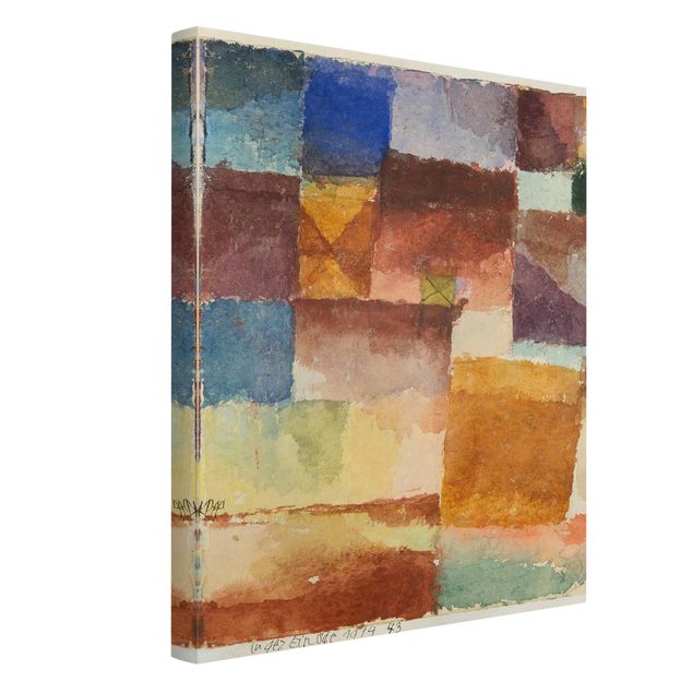 Tableau abstrait Paul Klee - Dans le terrain vague