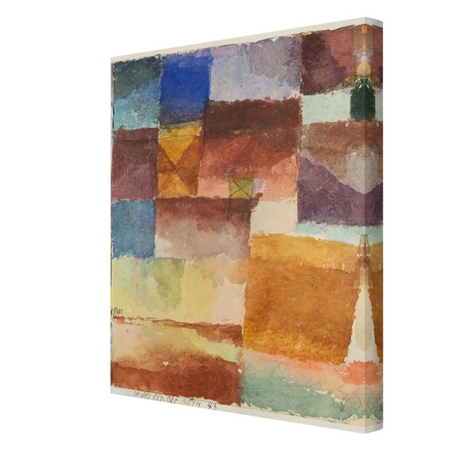 Tableaux marron Paul Klee - Dans le terrain vague