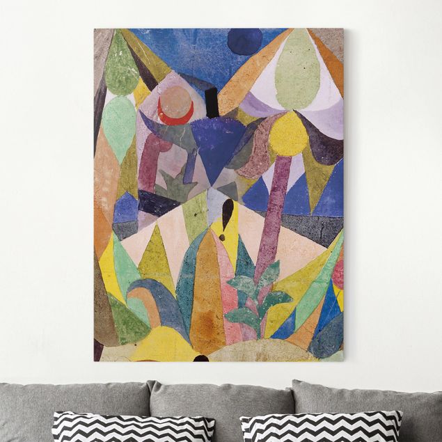 Déco mur cuisine Paul Klee - Paysage tropical doux