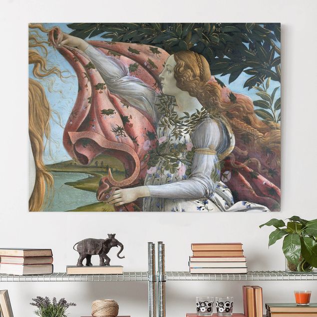 Déco murale cuisine Sandro Botticelli - La naissance de Vénus. Détail - Flora