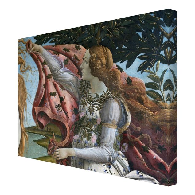 Tableaux reproduction Sandro Botticelli - La naissance de Vénus. Détail - Flora