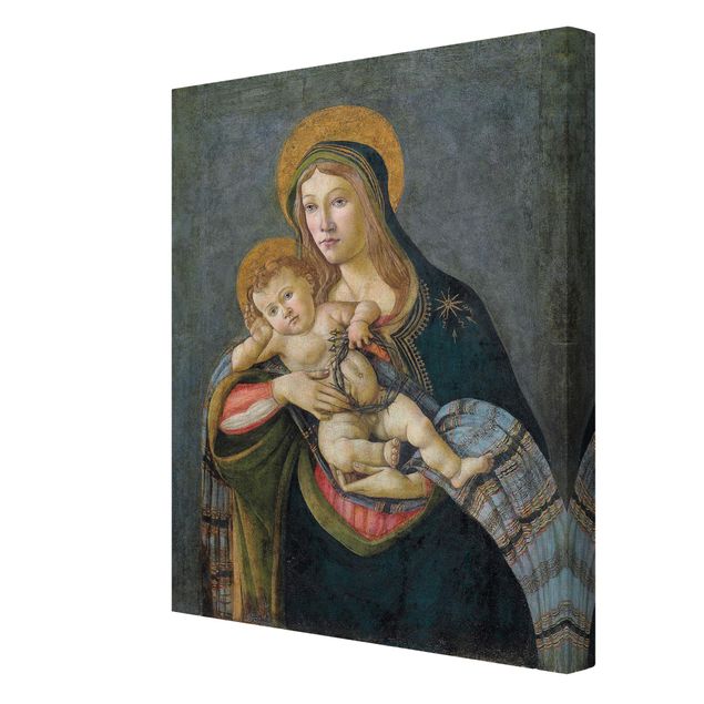 Tableau décoration Sandro Botticelli - La Madone et l'Enfant avec la couronne d'épines et les trois clous