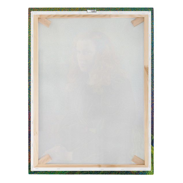 Tableaux reproduction Theo van Rysselberghe - Jeune femme en robe verte
