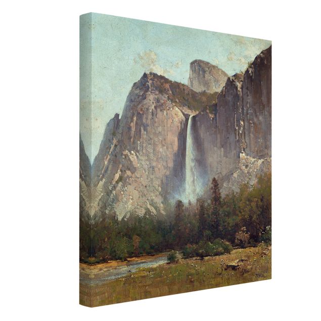 Tableaux Artistiques Thomas Hill - Chutes de Bridal Veil - Vallée de Yosemite